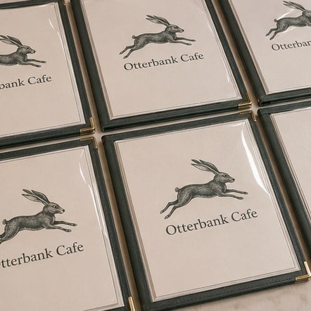 Customized menu covers for cafes, bakeries and fast casual
