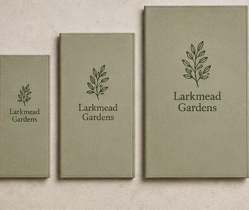 Menu covers with logo printing