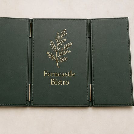 Multi-Panel Fold-Out Menu Covers