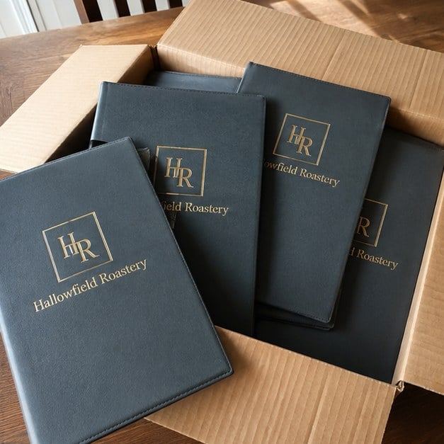Personalized menu covers — customer photo